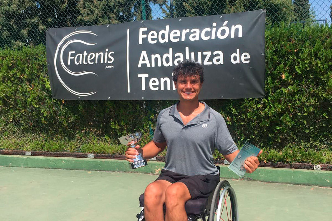 Cisco García, Campeón Andaluz de tenis en silla