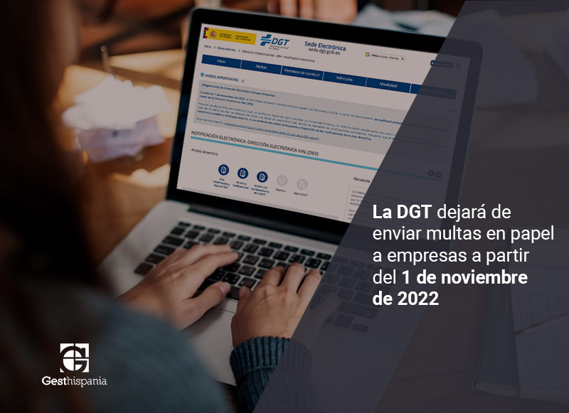 La DGT dejará de enviar notificaciones de multas de tráfico en papel a empresas